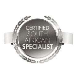 Certified South African Specialist