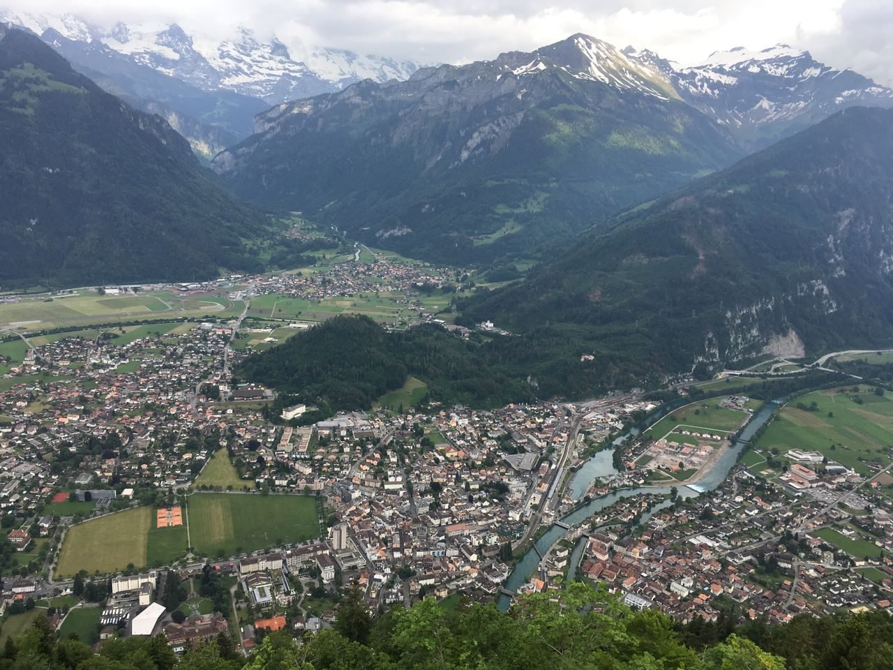Interlaken in the Swiss Alps