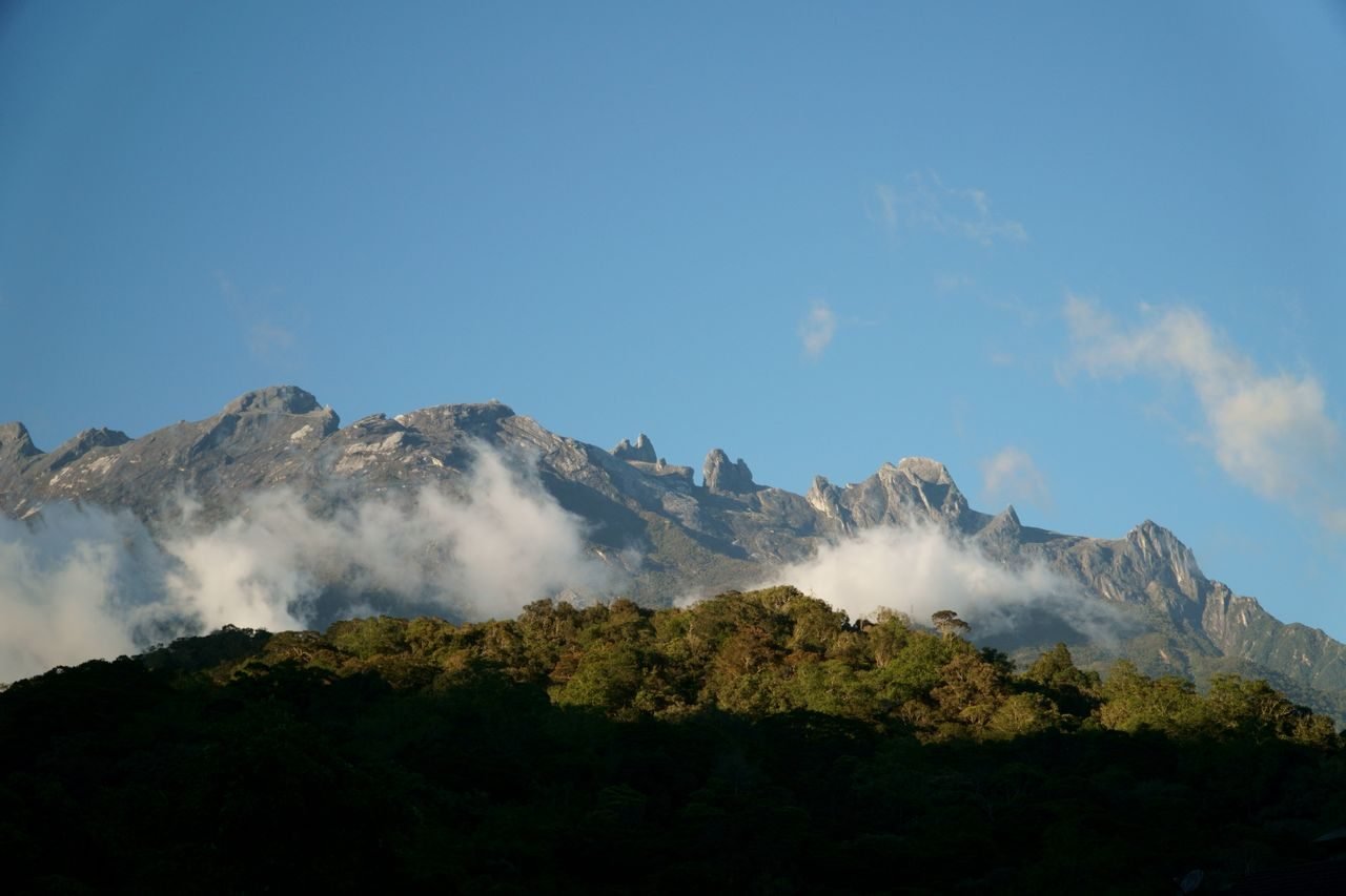 Mount Kinabalu at dawn, Sabah, Malaysia