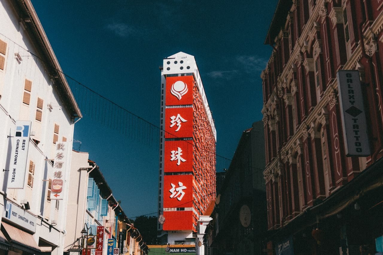 A Chinatown street, Singapore