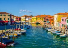 Murano and Burano islands for glass-blowing and lacework demos.